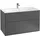 Villeroy & Boch Waschtischunterschrank 2 Auszüge 99,6 x 59,1 x 49,8 cm Schwarz