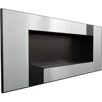 Wandkamin Bioethanol DELTA 2 QUBE - Schwarz