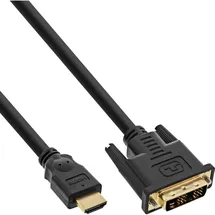 InLine HDMI-DVI Kabel - HDMI-Stecker auf DVI 18+1 Stecker 2m (17662P)