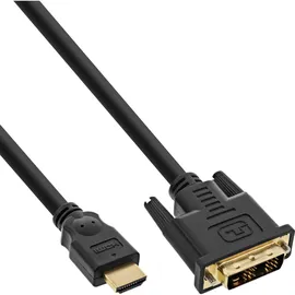 InLine HDMI-DVI Kabel - HDMI-Stecker auf DVI 18+1 Stecker 2m (17662P)
