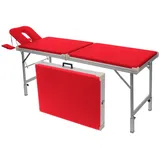 Alu-Kofferliege Robusta ST, inkl. Kopfteil + Armablage, 170/210x56x70-82 cm