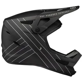 100% Status Youth Fahrradhelm (Größe 49-50CM, schwarz)