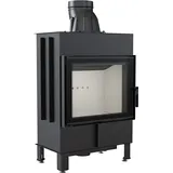 Kamineinsatz aus Stahl LUCY 12 kW Ø 200 Doppelverglassung