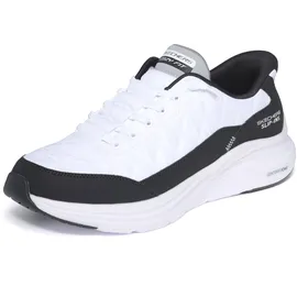 SKECHERS Contour Foam - Cozy Fit Herren Weiß/Schwarz 47,5