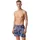 SCHIESSER Herren Shorts 2er Pack - Serie "Fun Prints", Unterhose, Jersey-Shorts Dunkelblau/Hellblau S