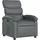 vidaXL Relaxsessel Grau Kunstleder 92 x 99,5 x 0 cm Grau mit Liegeposition