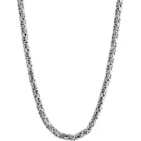 Kuzzoi Herren Basic Königskette Oxidiert Cool 925 Silber Herrenschmuck