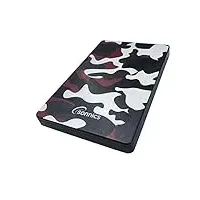 Sonnics 1TB Rot Camo Externe tragbare Festplatte Typ C USB 3.1 kompatibel mit Windows-PC, Mac, Smart TV, Xbox One/Series X und PS4/PS5