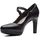 CLARKS Damen Ambyr Shine Pumpe, Black Leather,41 EU