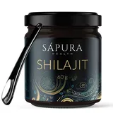 SAPURA Shilajit Harz Mumijo mit Dosierlöffel 60g Paste 60 g