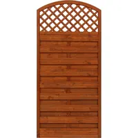 Andrewex Sichtschutzzaun Element Bordeaux Teakfarben 180/195 cm x 90