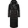 Navahoo Damen Wintermantel warmer Steppmantel lang mit abnehmbarer Kapuze Isalie Black Gr. XXL - XXL