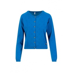 Blutsgeschwister Cardigan Knot Hop - funny bugs blue knit M