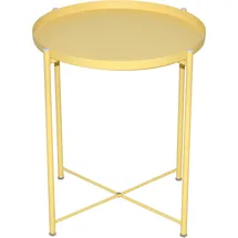 Hofmann Living And More Beistelltisch 47 cm Holz gelb