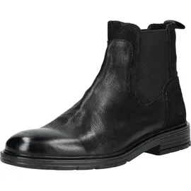 BULLBOXER Stiefelette Stiefelette Leder/Textil | Schwarz 43