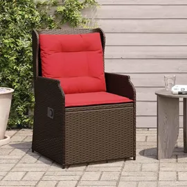 vidaXL Gartenbank 2 pcs 220 x 0 x 0 cm Braun
