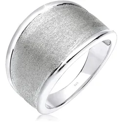 Elli Basic Matt Trend Silber 925 Sterling 56 Damen 