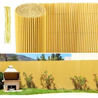Tolletour Pvc Sichtschutzmatte 90x500 Cm, Bambus, Uv-beständig, Wasserdicht