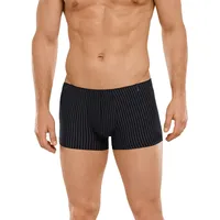 SCHIESSER Long Life Soft Shorts rot-schwarz gestreift XL