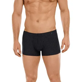 SCHIESSER Long Life Soft Shorts rot-schwarz gestreift XL