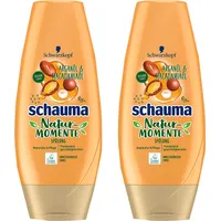 2 x Schauma Spülung Natur Moments Marokanisches Arganöl & Macadamiaöl 250ml