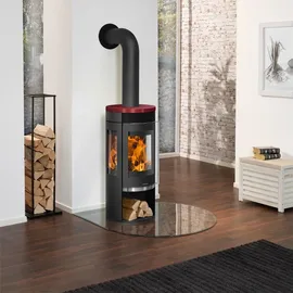 Oranier Rota Tre 2.0 Stahl schwarz/Keramik bordeaux