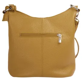 Cluty Umhängetasche Leder Gelb