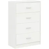 Wohnling Mid.you Highboard, Weiß & 60x90x30 cm