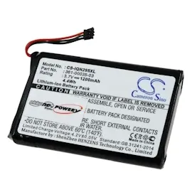 Powery Akku für Navigation GPS Garmin nüvi 2495 LMT