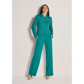 Madeleine Stilvoller Businessblazer mit Stehkragen in petrol | Gr.: 38