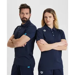 Team Poloshirt Unisex Einfarbig - Navy - XXL