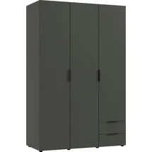 WIMEX Kleiderschrank WIMEX "Modena", grau (schwarz), B:120cm H:185cm T:54cm, Spanplatte, Schränke, Kleiderschrank, Drehtüren-Schrankprogramm