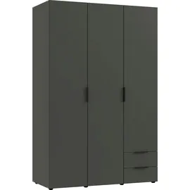 WIMEX Kleiderschrank WIMEX "Modena", grau (schwarz), B:120cm H:185cm T:54cm, Spanplatte, Schränke, Kleiderschrank, Drehtüren-Schrankprogramm