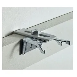 Klemmträger K-HOME, silber (silberfarben), Sichtschutzbefestigungen, für Aluminium-Jalousien