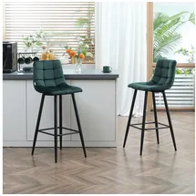 Homcom Barhocker 55 x 103 x 42 cm Grün