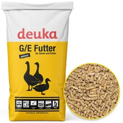 deuka G/E Futter 25kg, gekörnt - Alleinfuttermittel für Enten und Gänse ab der 3.-4. Lebenswoche