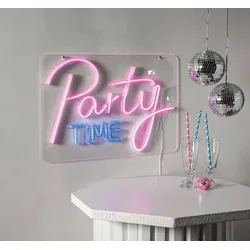 1St. STAR TRADING 581-41 581-41 LED Deko Wala Party Time Transp.
