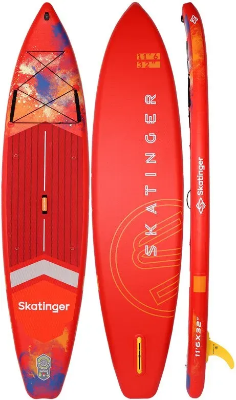 SKATINGER Interstellar Rot 11'6