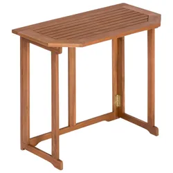 Gartenklapptisch Eukalyptus Natur klappbar ca. 90x74x50cm