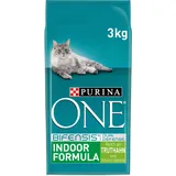 PURINA ONE BIFENSIS Indoor Formula Katzentrockenfutter,4er Pack (4 x 3 kg)
