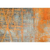 Wash+Dry Rustic 140 x 200 cm grau/orange
