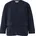 Verkürzte Sweatshirt-Jacke aus Scuba blau 46