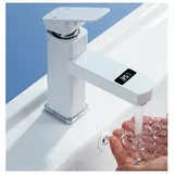 Ahlsen - Einzigartiger Waschbecken-Wasserhahn, Badezimmer-Mischbatterie aus reinem Messing, Neoperl-Bubbler-Badezimmer-Wasserhahn,