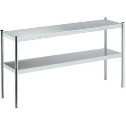 Metallische arbeitsplatzregal 2 regale - 1700x350x700 mm - 15010300 Eurast