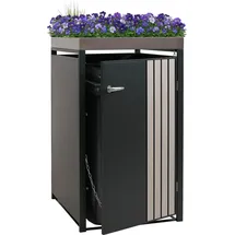MCW Mülltonnenverkleidung O67 125 x 84 cm anthrazit