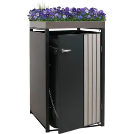 MCW Mülltonnenverkleidung O67 125 x 84 cm anthrazit