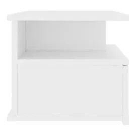 vidaXL Hängender Nachttisch Weiß 40x31x27 cm Holzwerkstoff