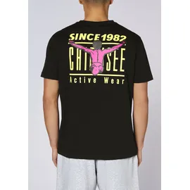 Chiemsee Print-Shirt schwarz M