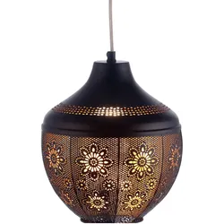 Orientalische Hängeleuchte Boha aus Metall in Handarbeit 27cm