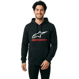 Alpinestars Hoodie Schwarz/Weiß/Rot L
